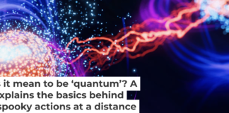 In quantum entanglement, you can learn something about one particle by observing the other in its pair, even across vast distances. koto_feja/E+ via Getty Images